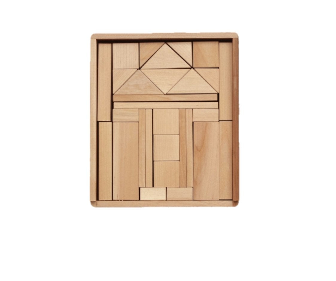 Classic Wooden Blocks for toddlers-31pcs