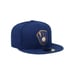 New Era Men 59Fifty MLB Milwaukee Brewers Glove Alternate Royal Blue Fitted Hat