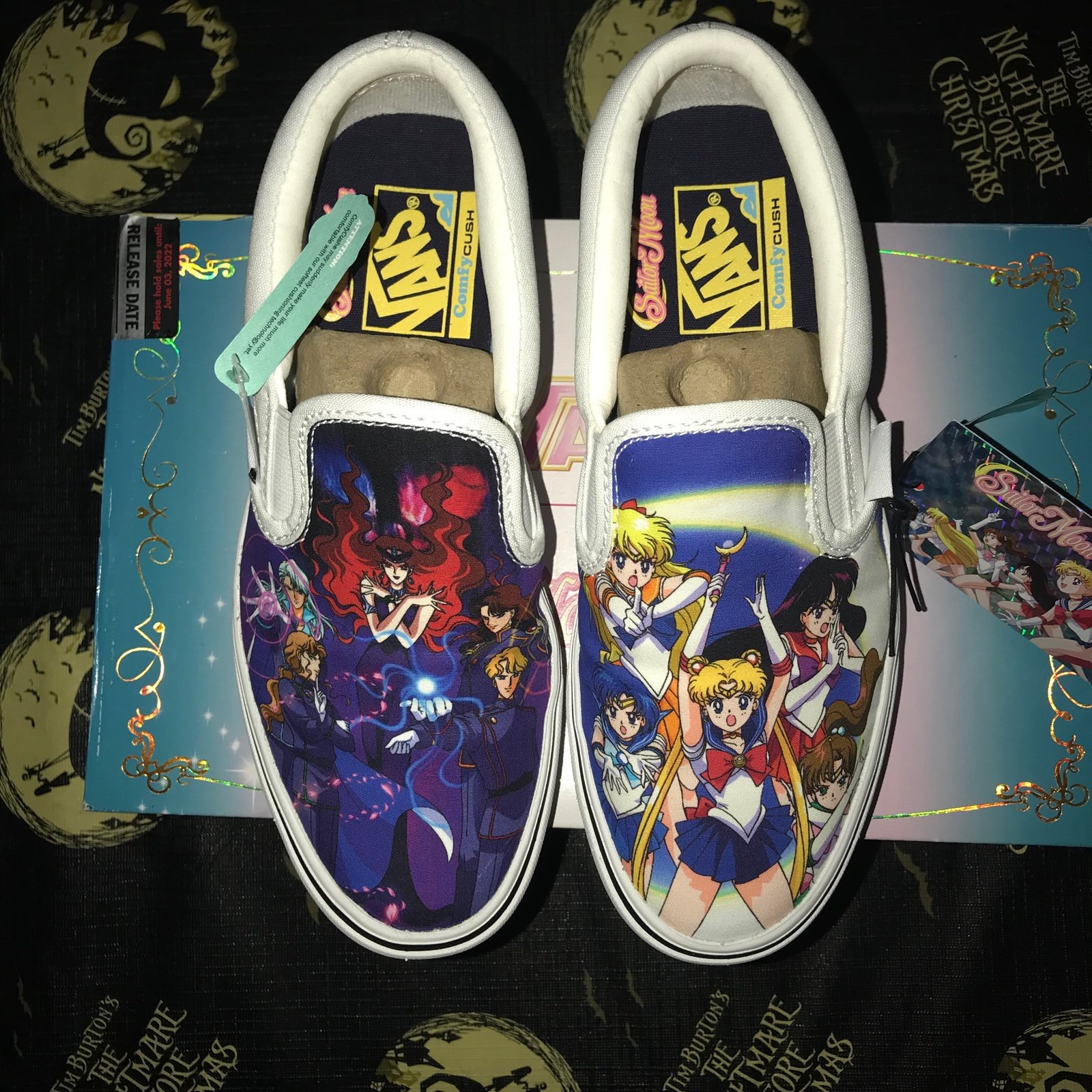Sailor Moon Vans Comfy Cush New In Box 2022 Release