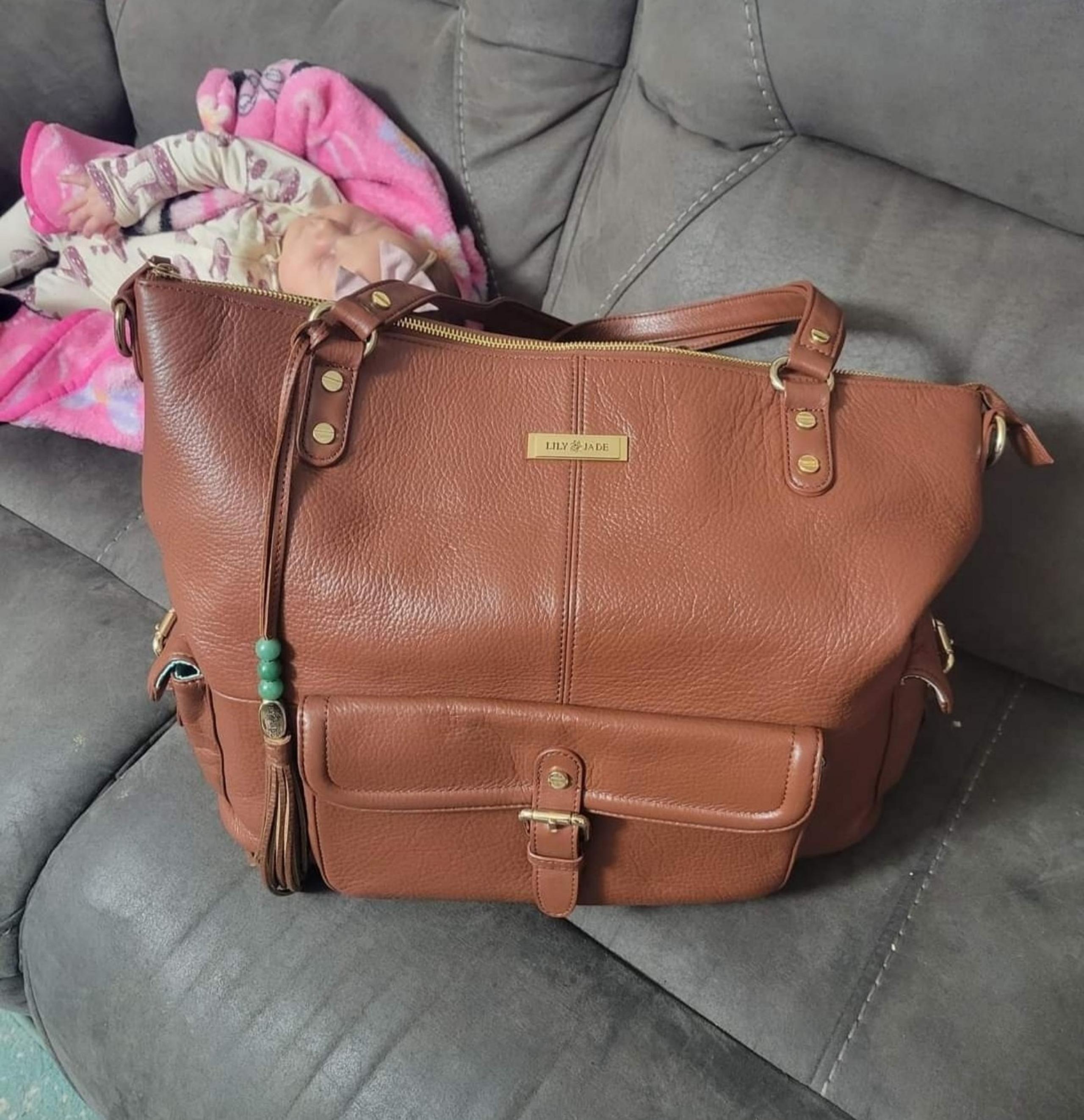 Lily jade meggan leather diaper bag purge backpack
