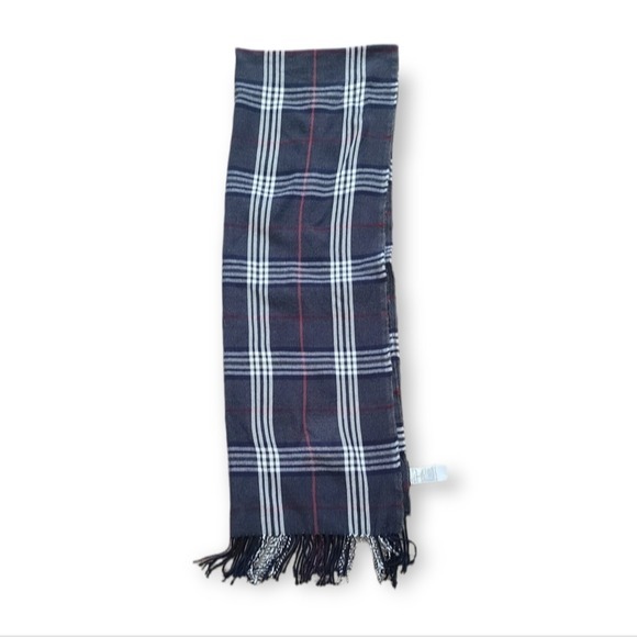 Banana Republic Men's Gray Plaid Scarf