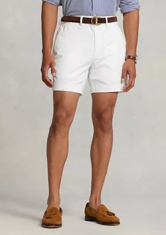 Polo Ralph Lauren NWT! White Stretch Classic Fit The Polo Chino Short