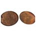 Two Turkish Dancing Dervishes Copper Wall Hanging Plates - 5.25 Inches