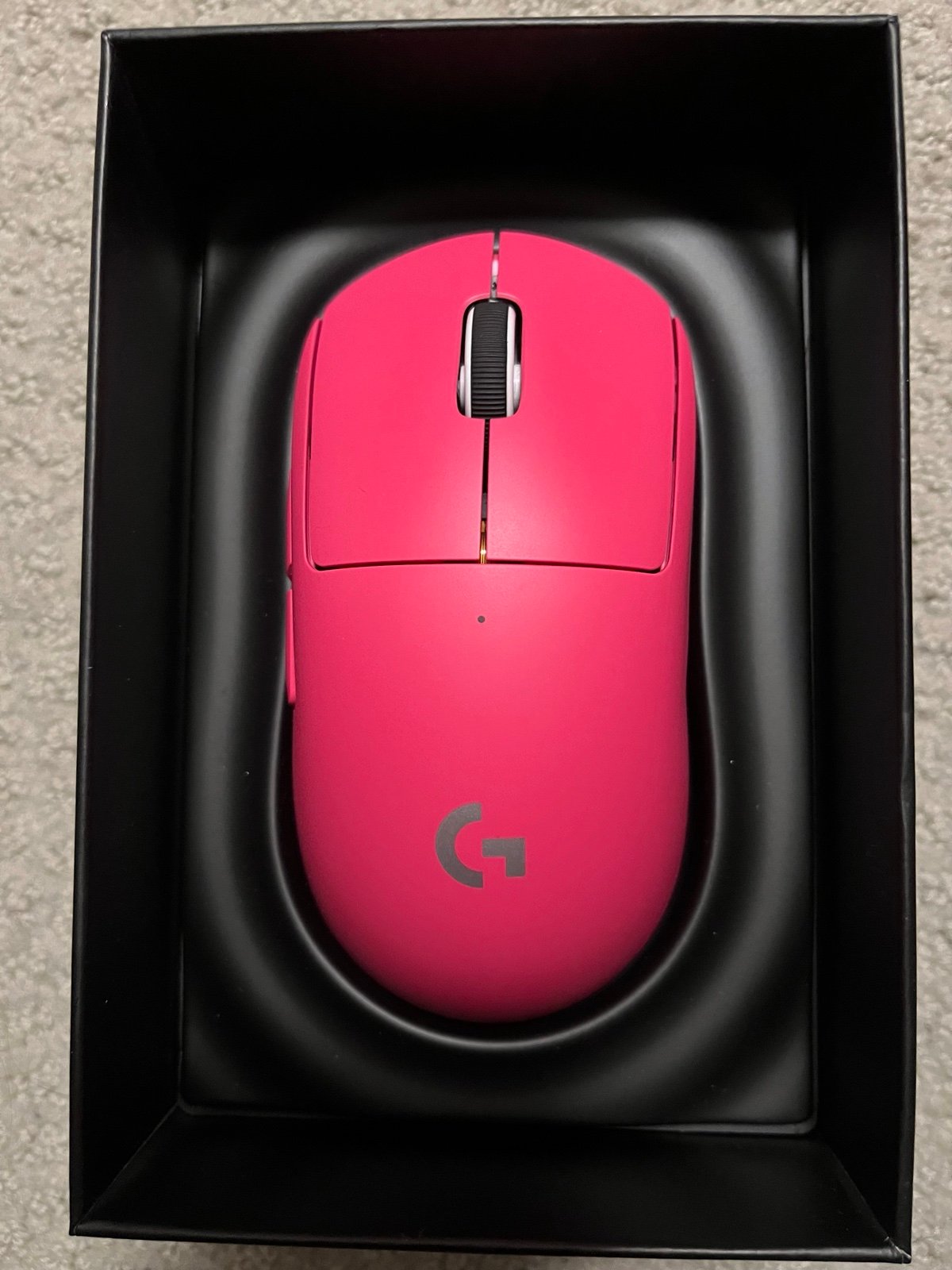 Logitech g pro x super light gaming mouse with tiger arc mouse feet