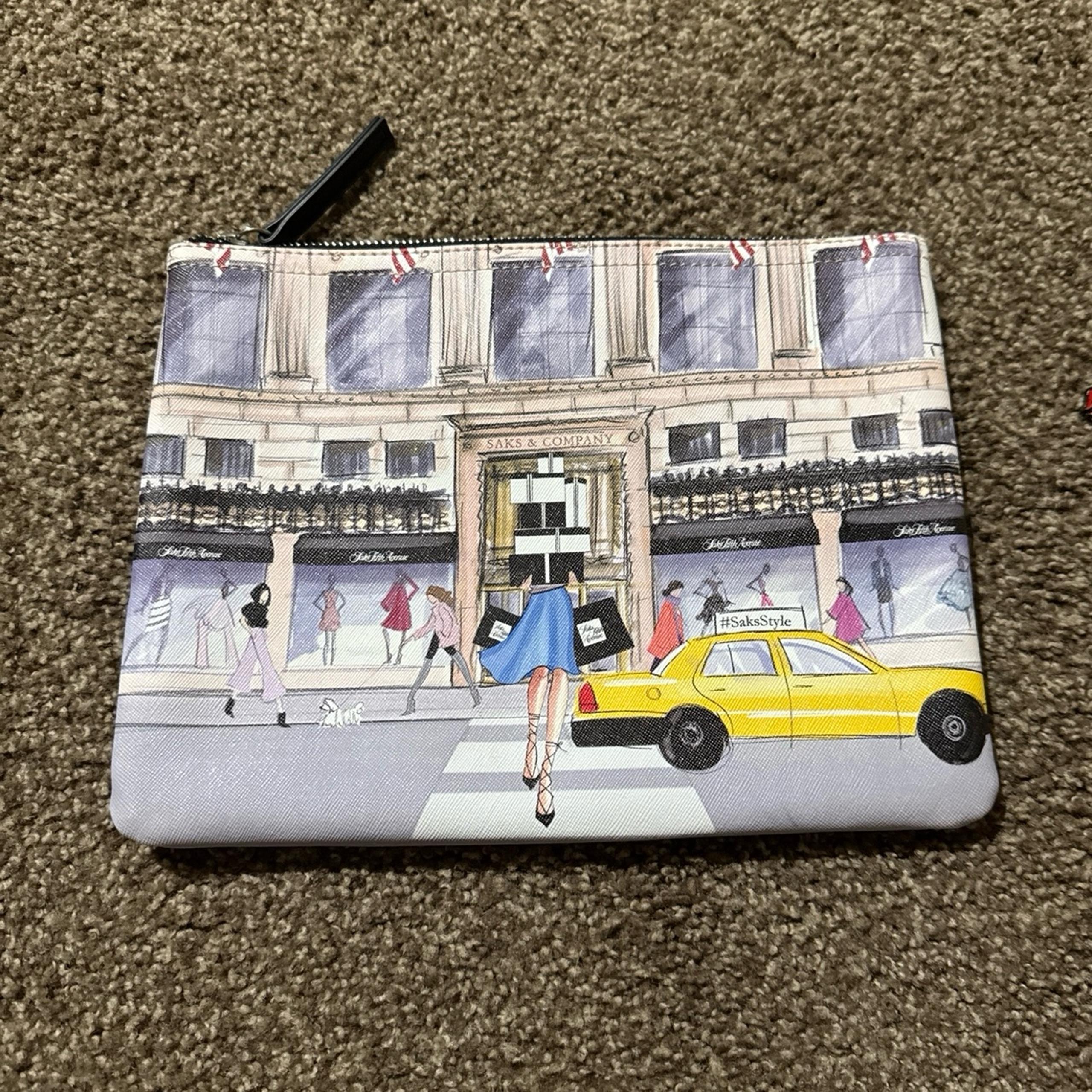 Saks Fifth Avenue makeup bag