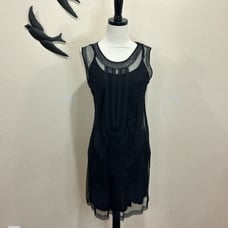 Free People X Candela Elle Embroidered Lace Mini Dress ~ Black ~ M
