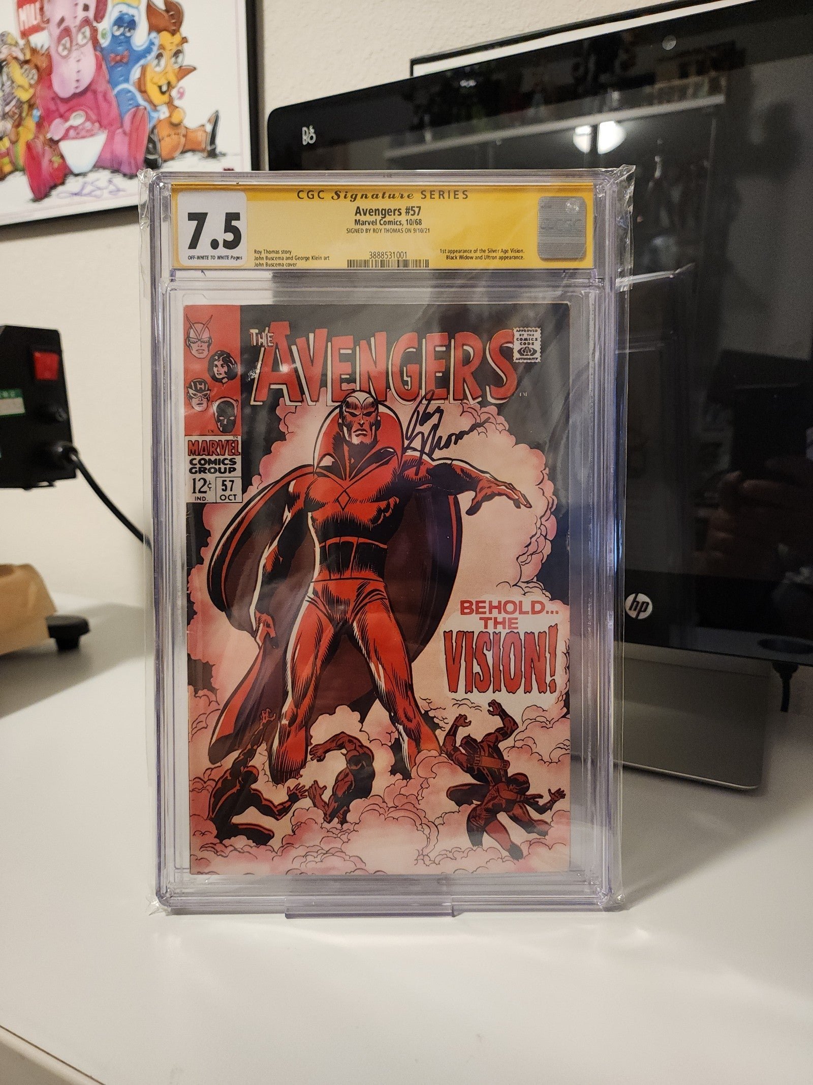 Avengers #57 CGC 7.5 S.S