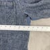 Woolrich Flannel Shirt Men Large (Meas. Med) Heather Blue 100% Wool Pit Gussets