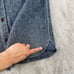 Woolrich Flannel Shirt Men Large (Meas. Med) Heather Blue 100% Wool Pit Gussets