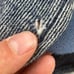 Woolrich Flannel Shirt Men Large (Meas. Med) Heather Blue 100% Wool Pit Gussets