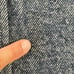 Woolrich Flannel Shirt Men Large (Meas. Med) Heather Blue 100% Wool Pit Gussets