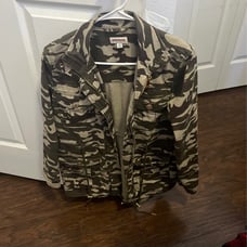 Womens True Religion camo jacket