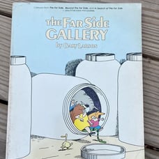 The Farside Galleries by Gary Larson printed 1984 published by Andrew's McMeal