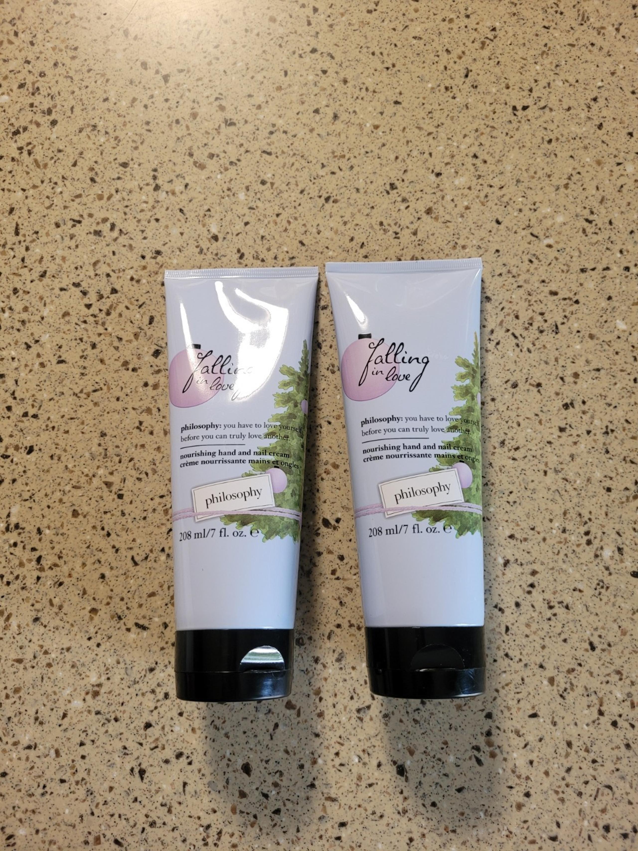 2 Philosophy Falling in Love Nourishing Hand & Nail Cream 7 Oz Each SEALED HTF