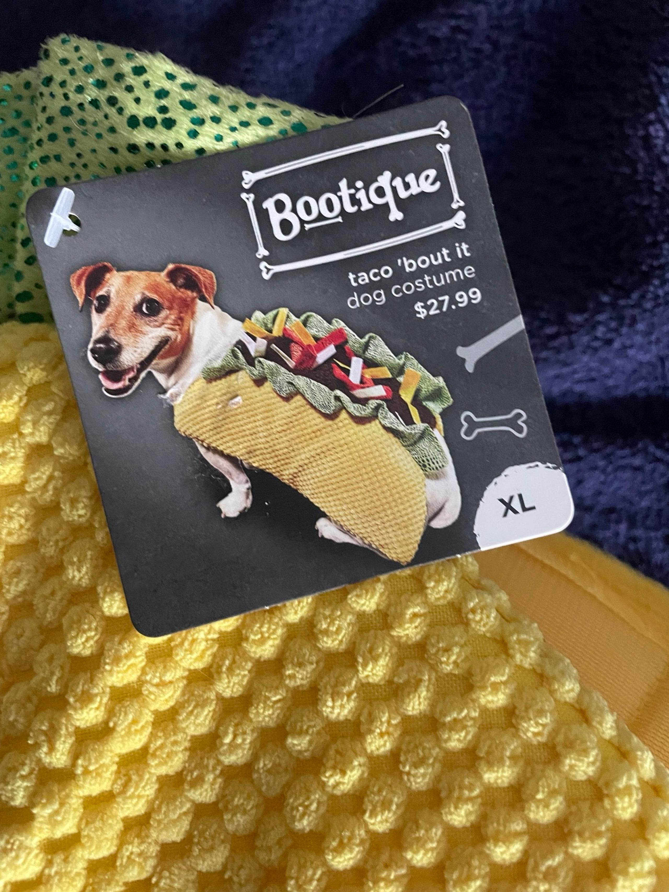 Xl taco dog costume