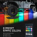 Car Underglow Neon Accent Strip Lights 4Pcs