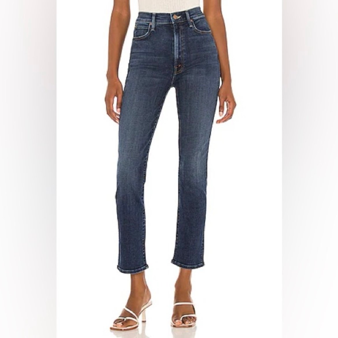 MOTHER The Swooner Rascal Ankle Jeans in Hot Springs Size 27 NWOT