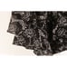 A.L.C. Vera Silk Cotton Floral Ruffled Mini Skirt Black White Tiered Elastic 4