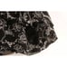 A.L.C. Vera Silk Cotton Floral Ruffled Mini Skirt Black White Tiered Elastic 4