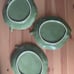 Pottery Barn Tropical Leaf Plates - Set of 3