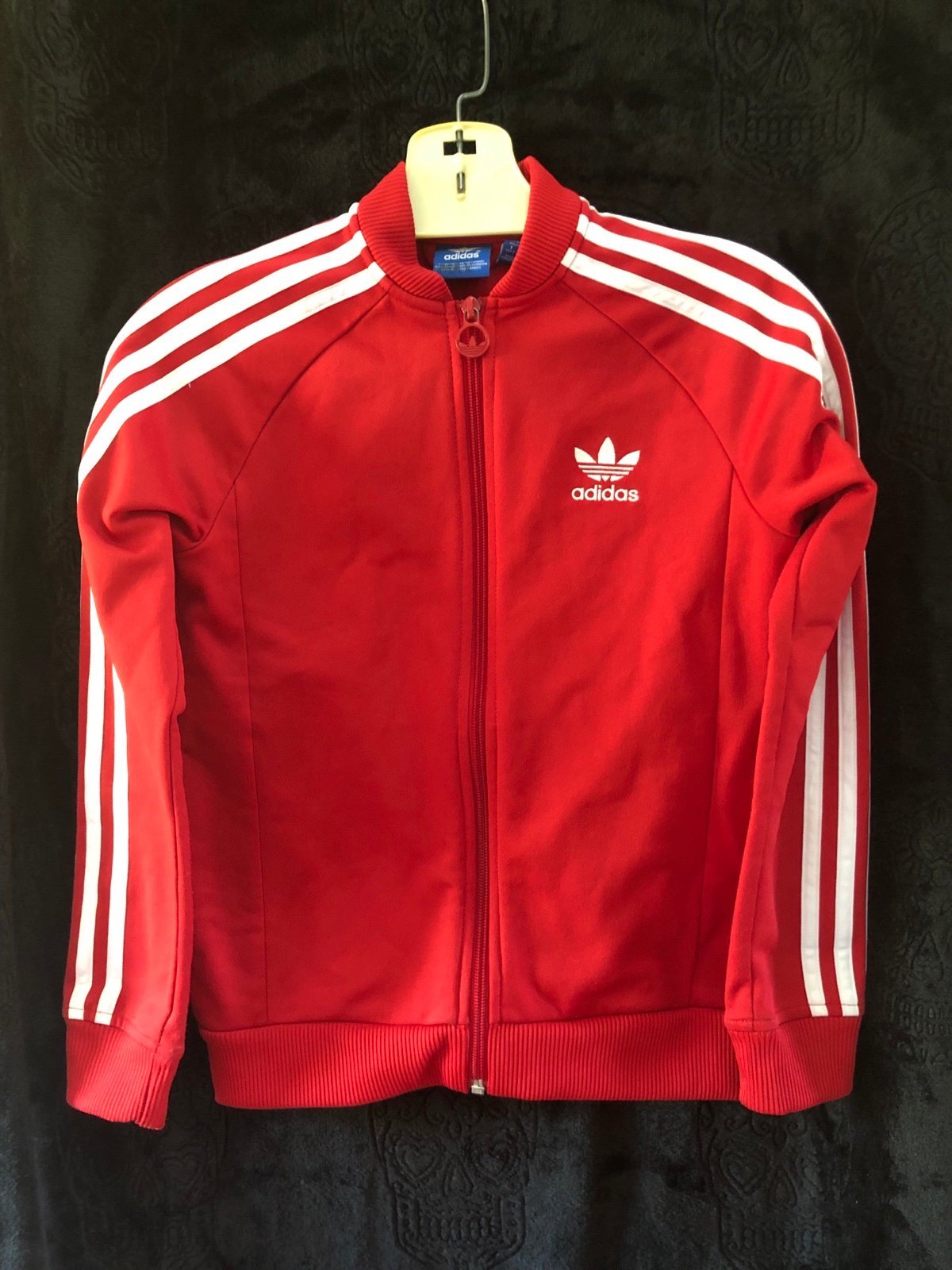 Vintage Childs Red ADIDAS Jacket