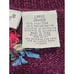Capacity Sleeveless Sweater Vest Ribbon Embroidery Floral Size Large Grandmacore