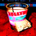 RARE!~3D HOLLYWOOD pink Cadillac shot glass~you won't find anywhere else.