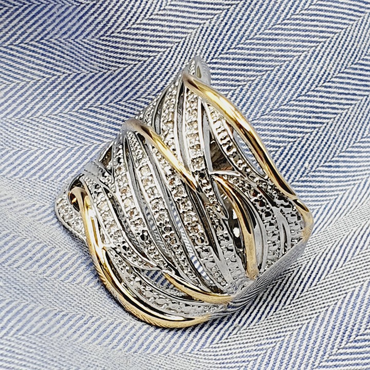 ✨Fashion Trendy Wave Stackable Rings for Women, EVGG1374