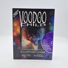 Voodoo Child The Illustrated Legend Of Jimi Hendrix Book W/ Unreleased Cd