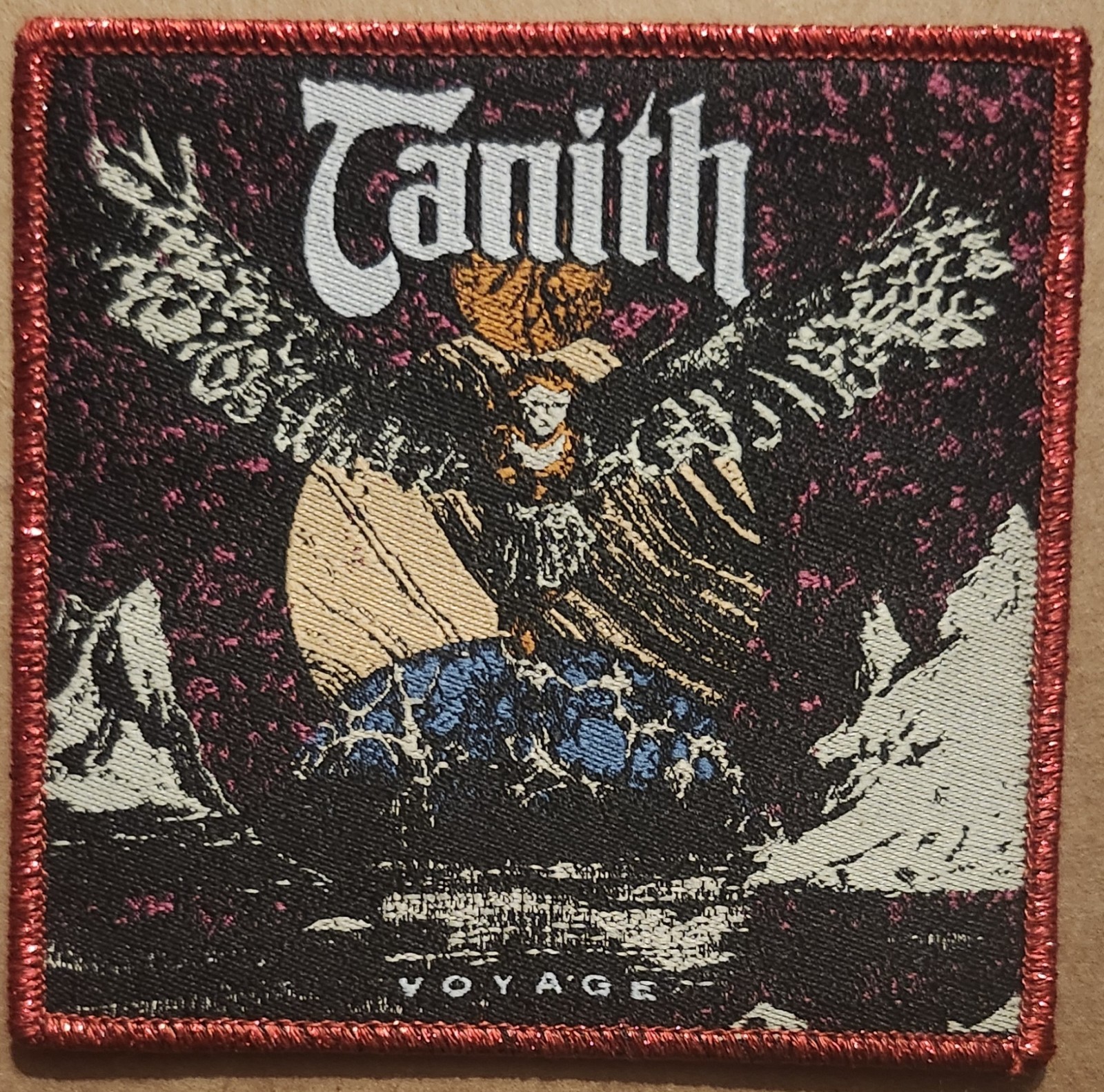 Tanith Voyage woven sew on patch