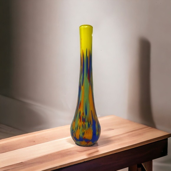 Beautiful | Splash of Colors | Long Neck Vase