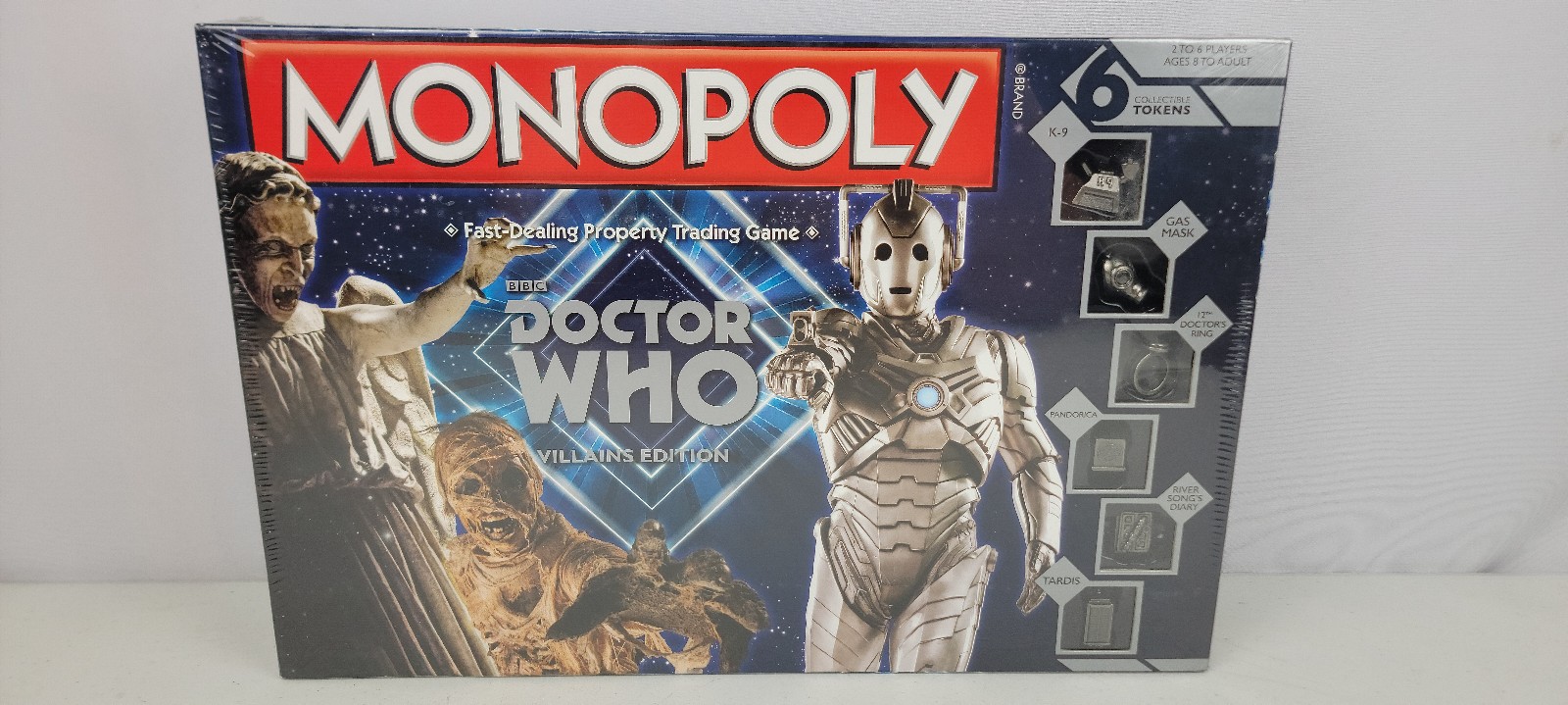 Doctor Who Monopoly Villains Edition NEW Sealed BBC Game