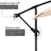 10 ft Patio Umbrella Outdoor with 8 Sturdy Ribs