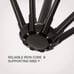 10 ft Patio Umbrella Outdoor with 8 Sturdy Ribs