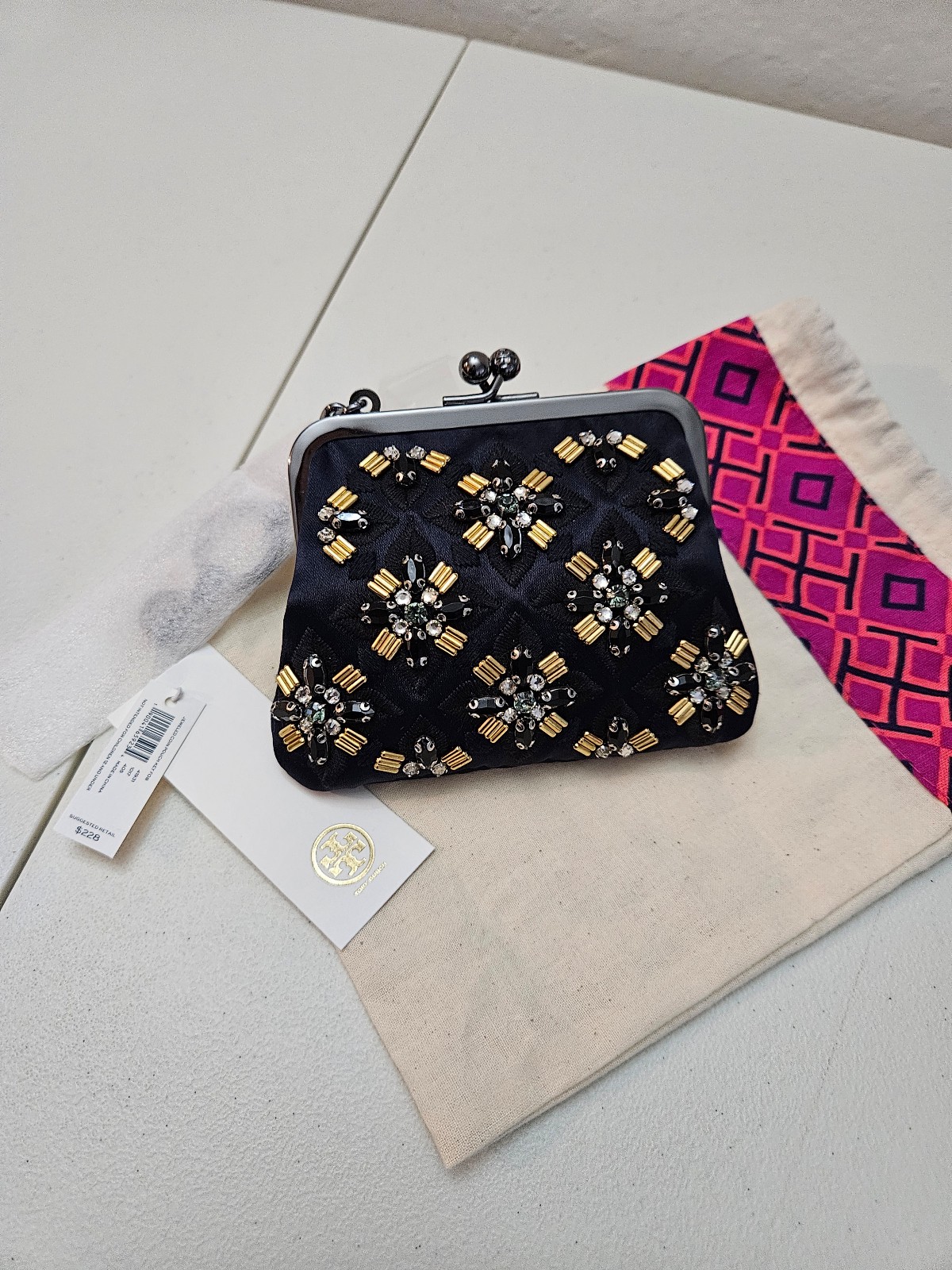 Tory burch key pouch