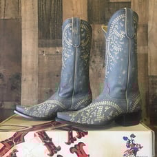 Old Gringo Anya 13” YL344-3 Snip Toe Cowboy Boots Womens 7 B