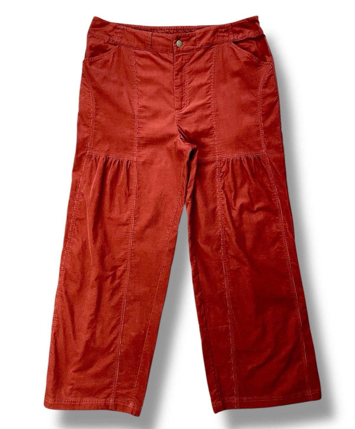 Soft Surroundings Burnt Orange Corduroy Pants