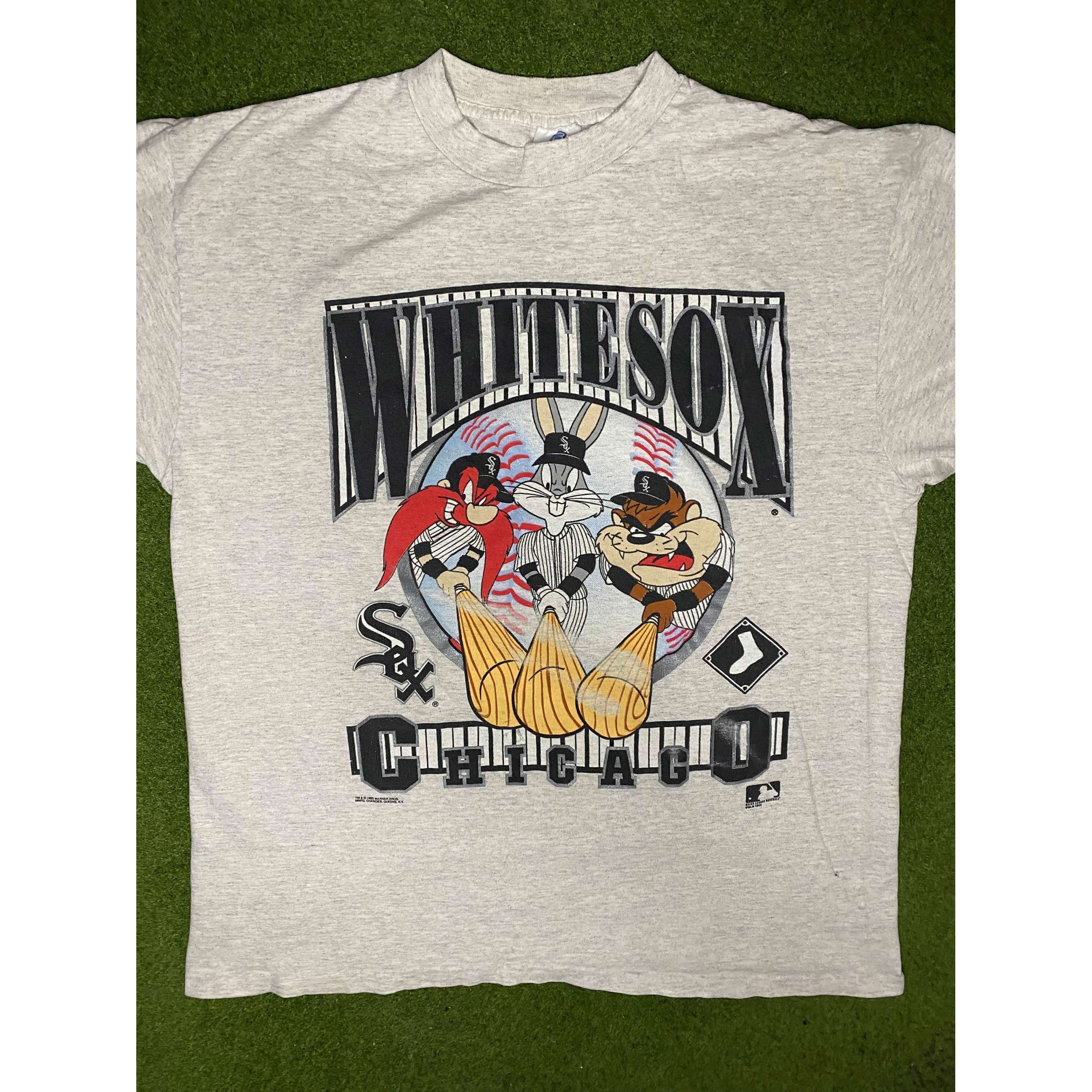1993 Chicago White Sox - Looney Tunes - Vintage MLB T Shirt (XL)
