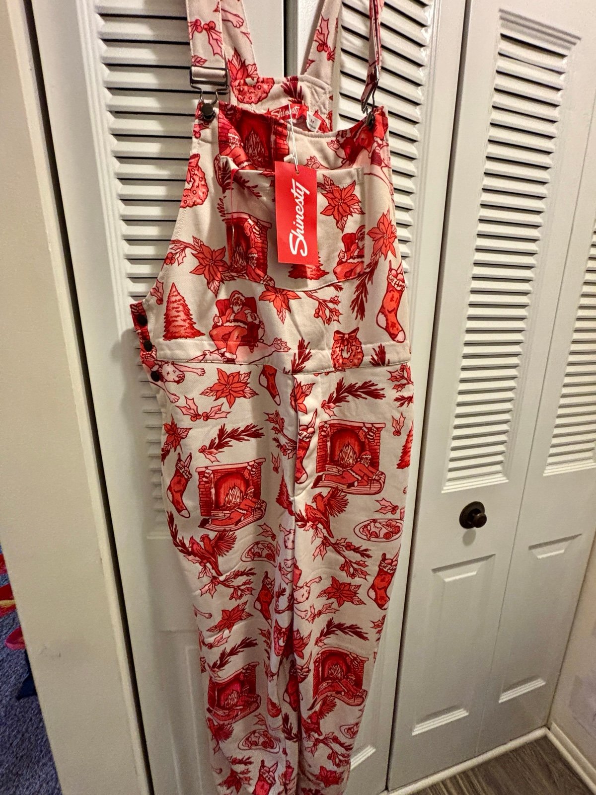 Shinesty Christmas pajamaralls overalls