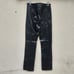 I AM GIA Women Saros Faux Leather Pants Mid Rise Straight Leg Black Size X Small