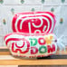 【Unopened】Dom Dom Burger Die-Cut Cushion 2 Types - Old Logo & New Logo ②