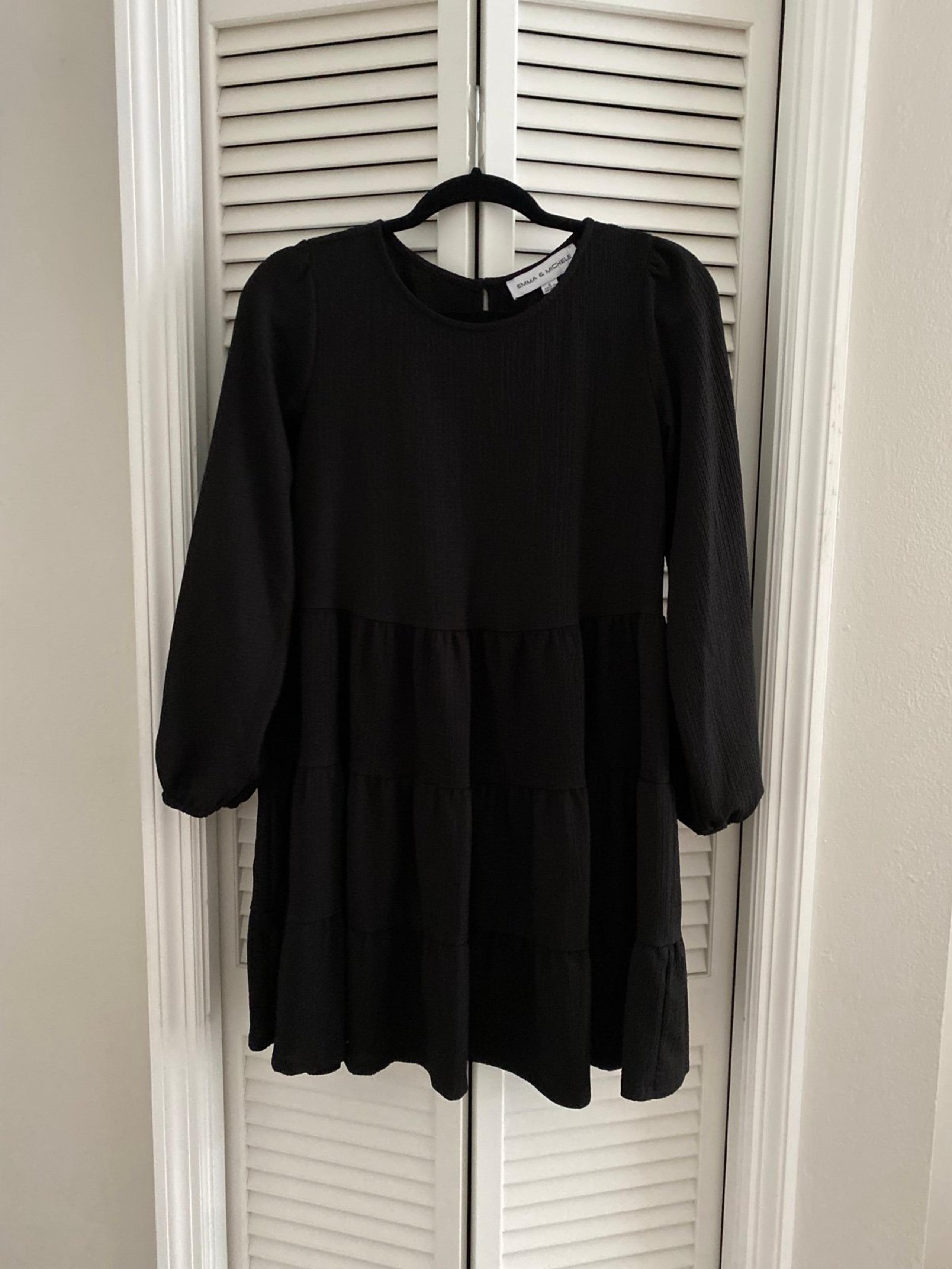 Black dress long sleeve