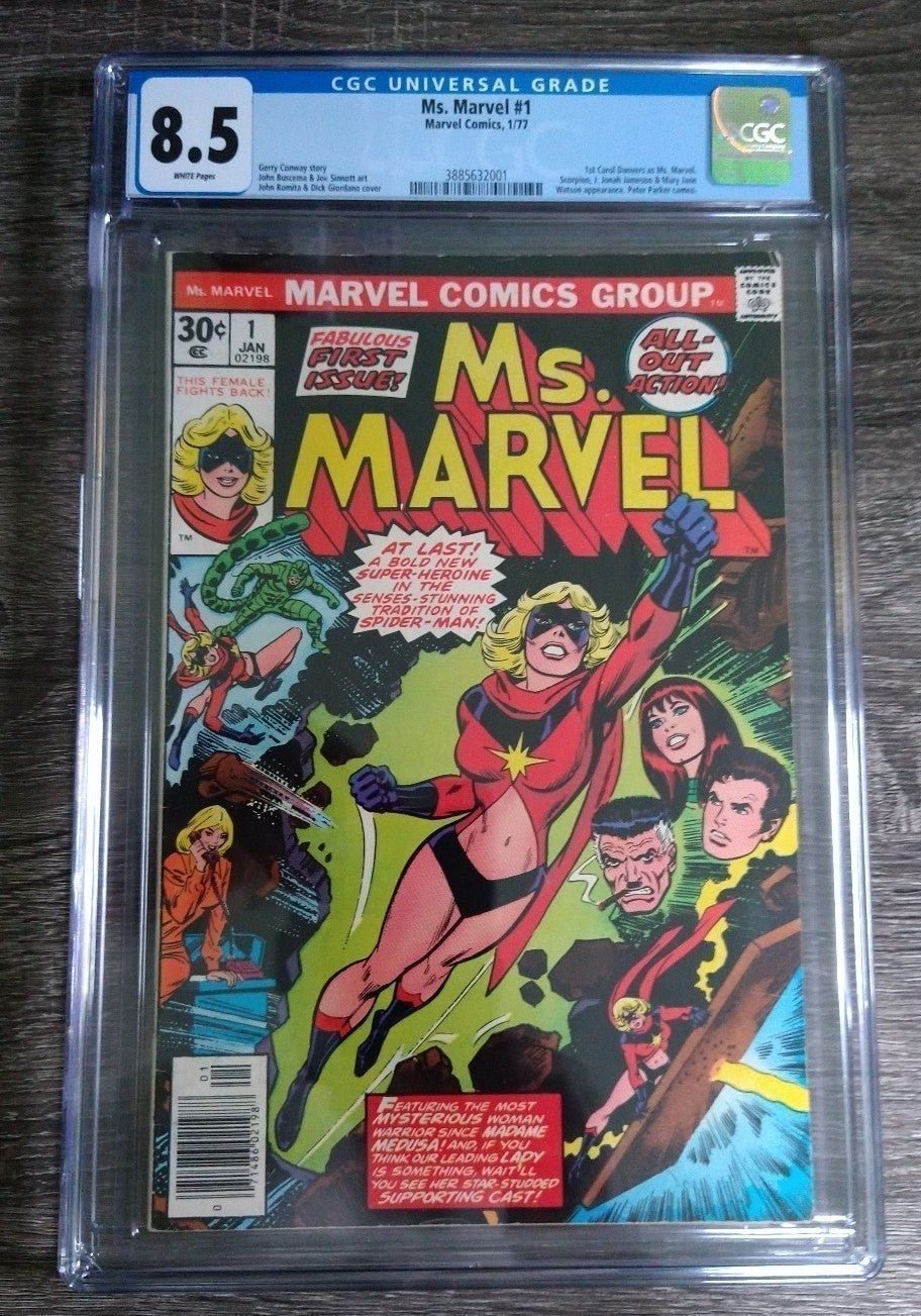 CGC 8.5 Ms.Marvel #1