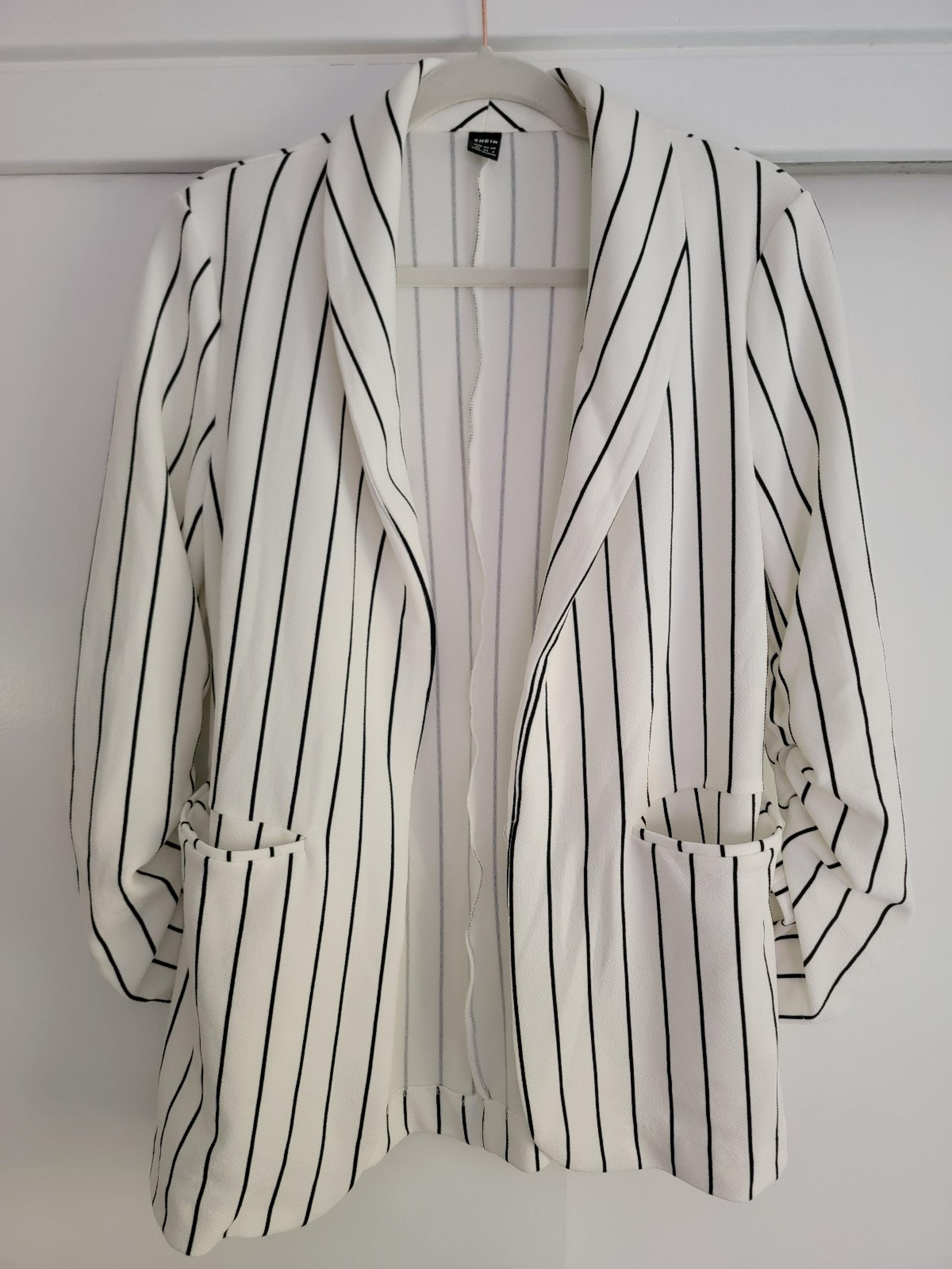 Women's XS Size 2 SHEIN Pinstriped Blazer