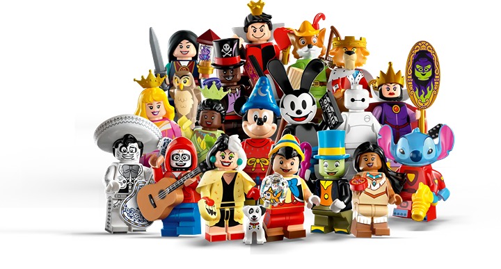 LEGO 71038 Disney 100 (Complete Series of 18 Minifigures)