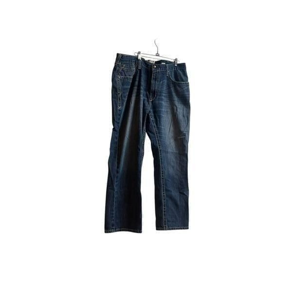 Ariat Mens Dark Wash Blue M5 Straight Fit Jeans Size 40/30