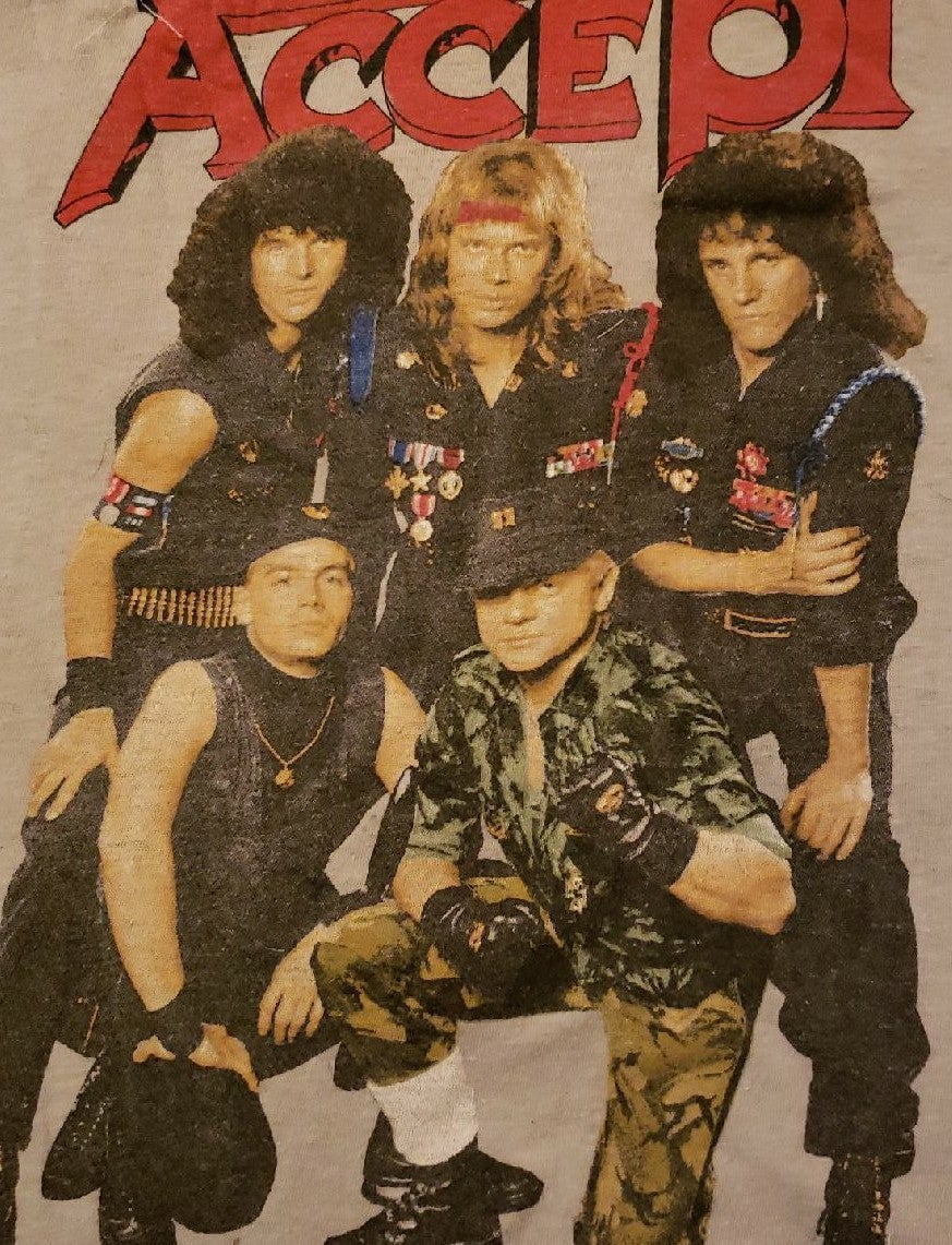 Vintage Accept tour shirt