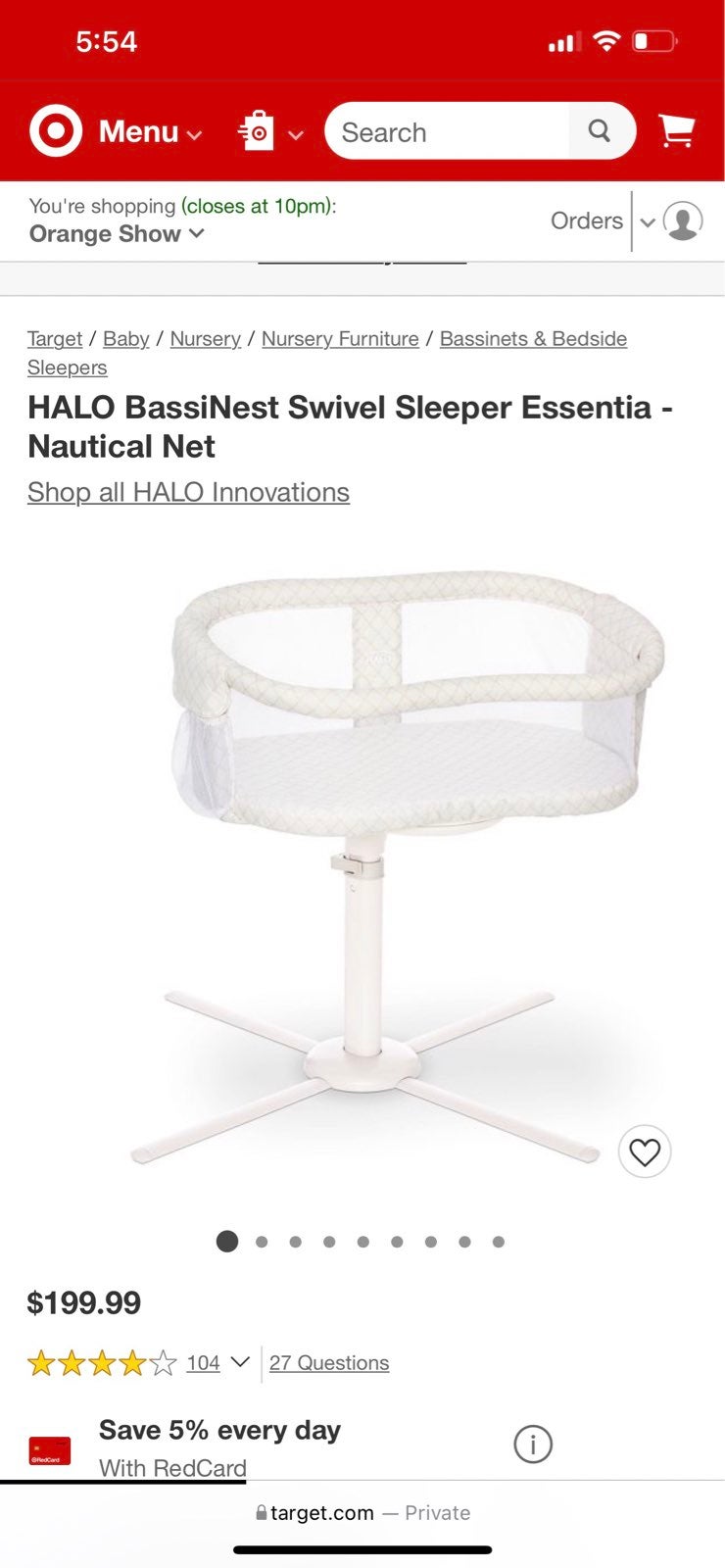 Halo bassinet