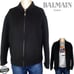 Vintage 90s Balmain Zip Up Wool Jacket