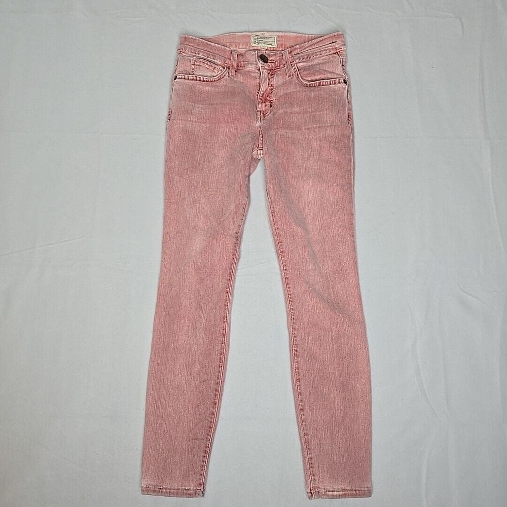 Current Elliott Rose Dust Pink Stiletto Scarlet Skinny Ankle Jeans Sz 27 198